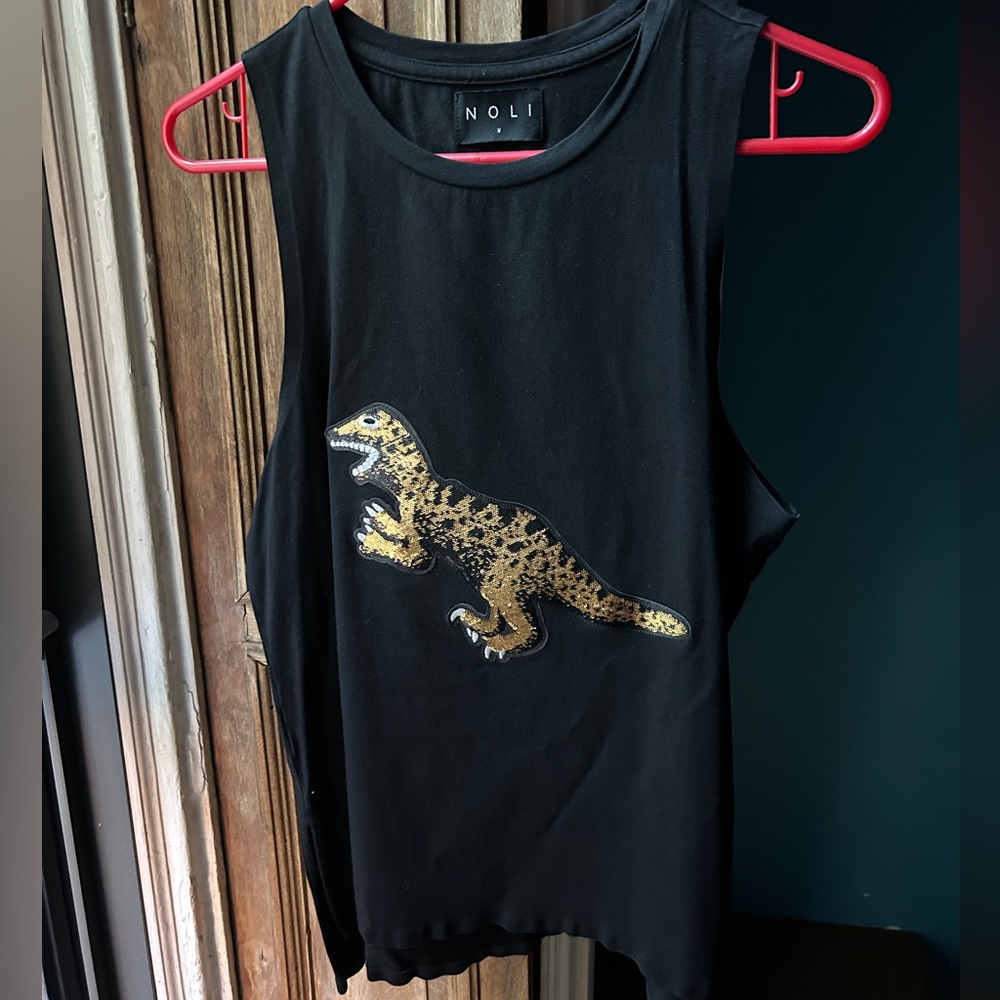 Noli T Rex Sequin Tank